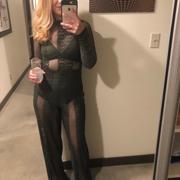 Olive Green Romper - Picture 4 of 5